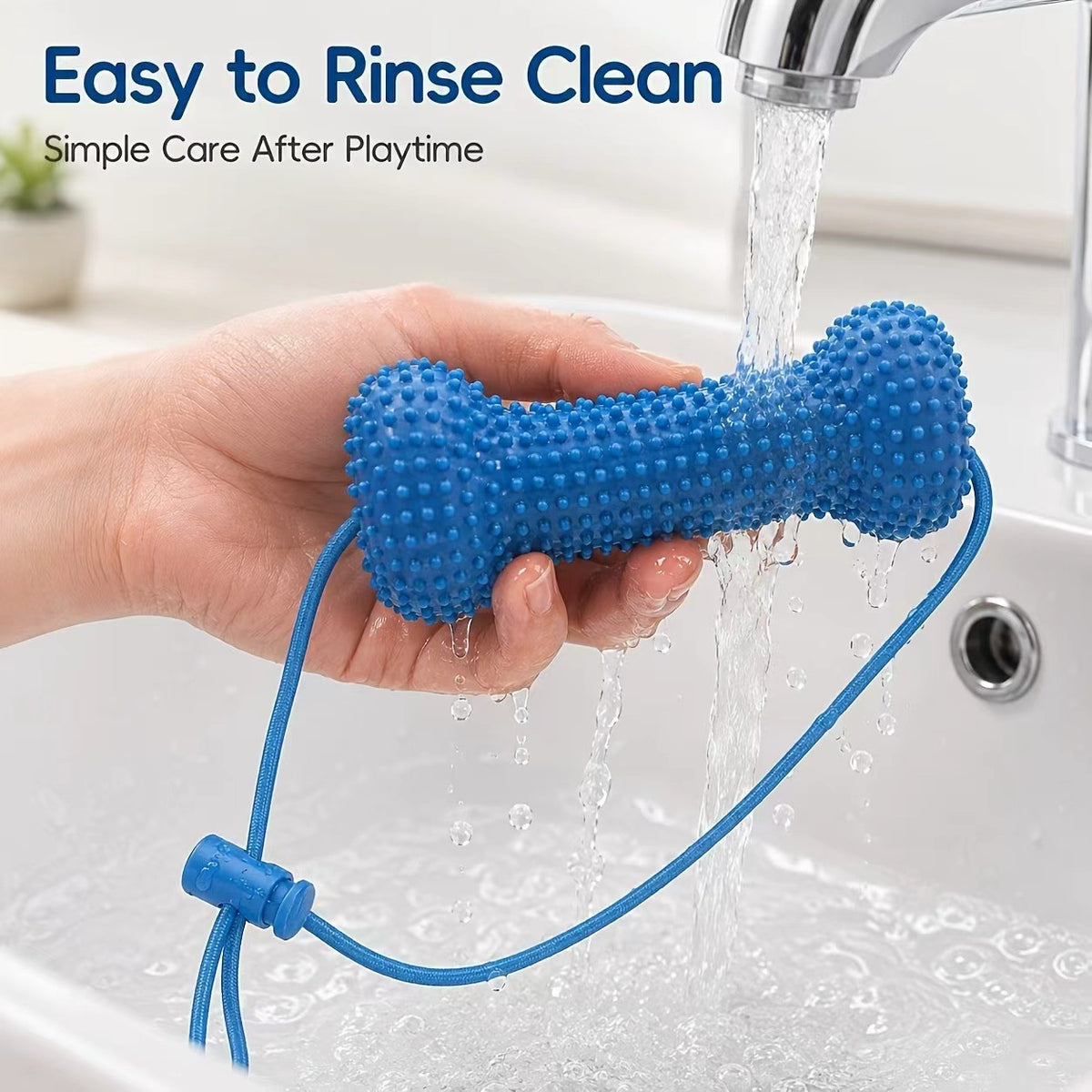Dog Dental Care Kit 🐶✨ | 2-in-1 Silicone Chew Toy + Finger Toothbrush for Clean Teeth & Healthy Gums